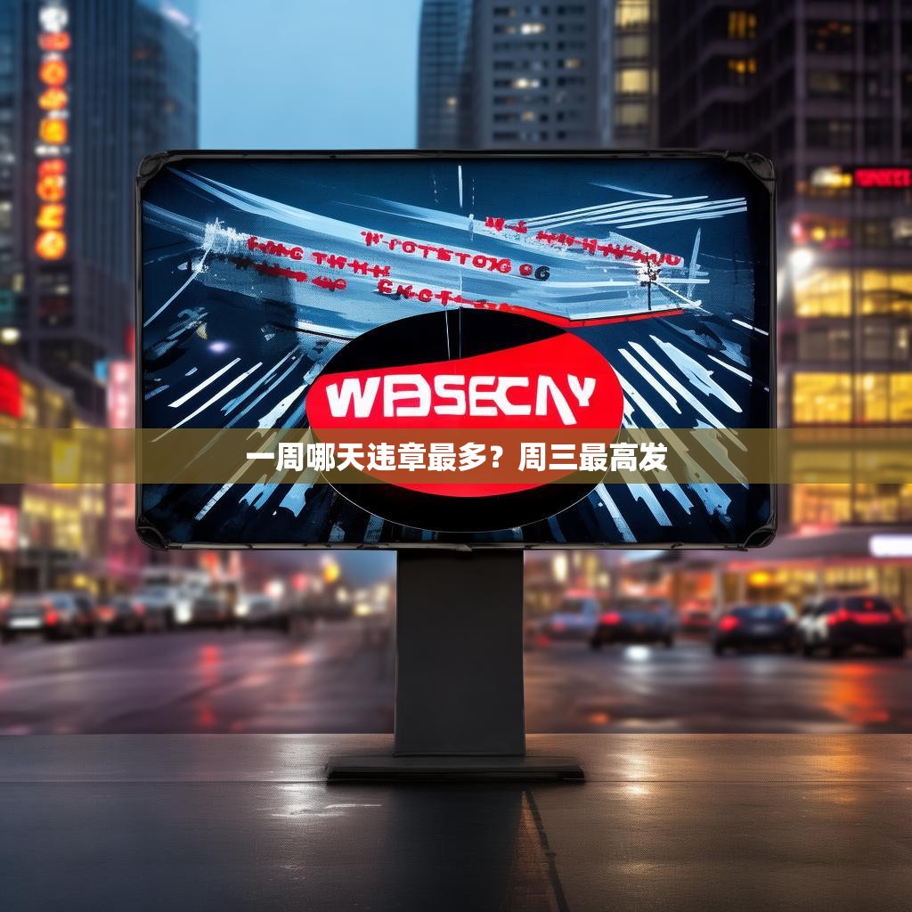 一周哪天违章最多?周三最高发 一周哪天违章最多?周三最高发