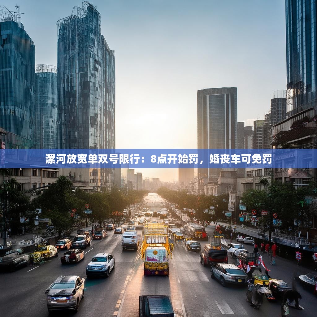 漯河放宽单双号限行:8点开始罚,婚丧车可免罚 漯河放宽单双号限行:8点开始罚,婚丧车可免罚