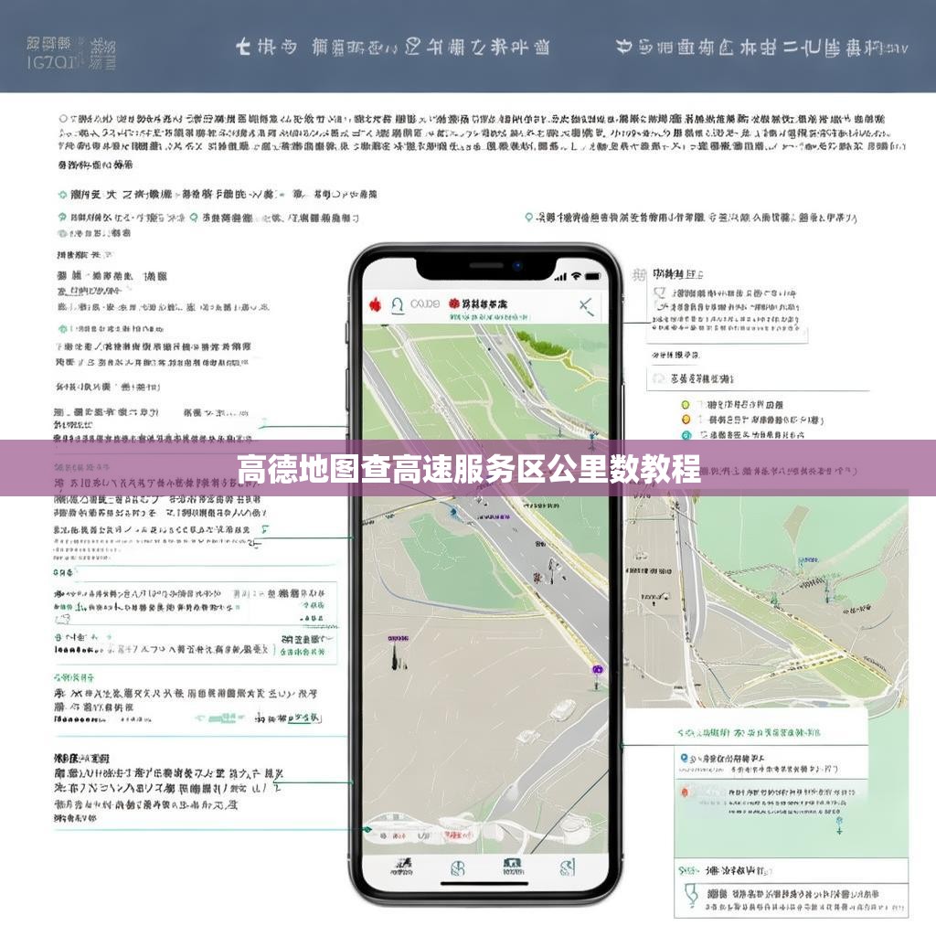 高德地图查高速服务区公里数教程 高德地图查高速服务区公里数教程